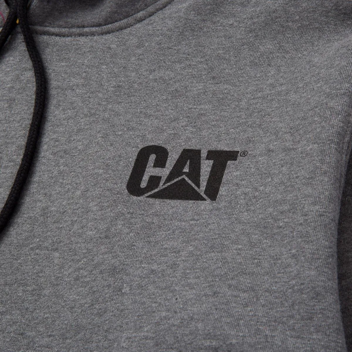 Caterpillar Trademark Banner Hooded Sweatshirt Dark Grey