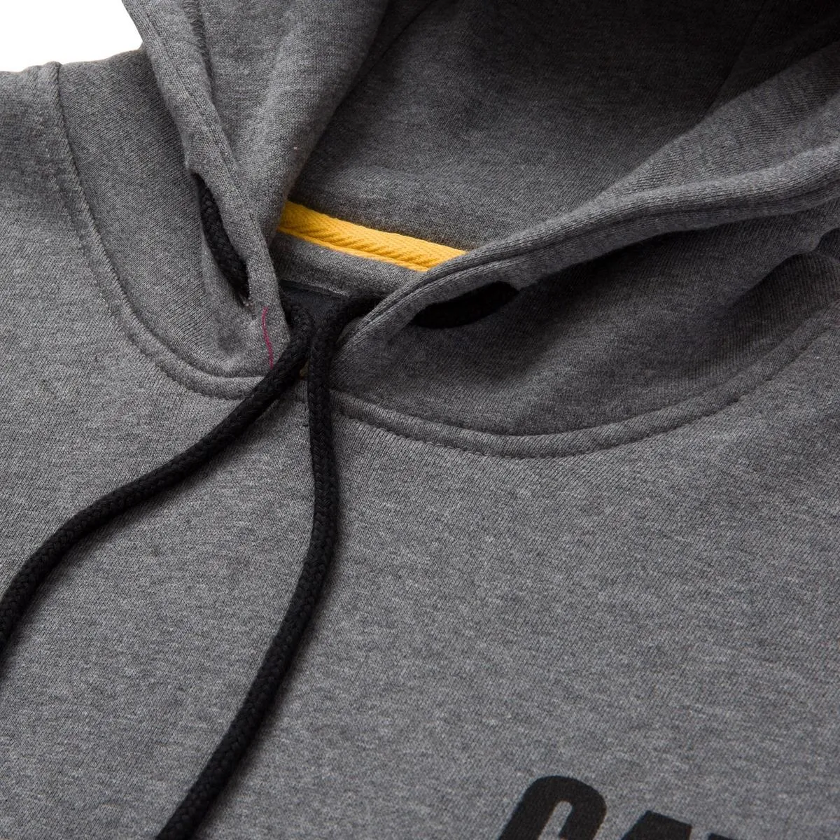 Caterpillar Trademark Banner Hooded Sweatshirt Dark Grey