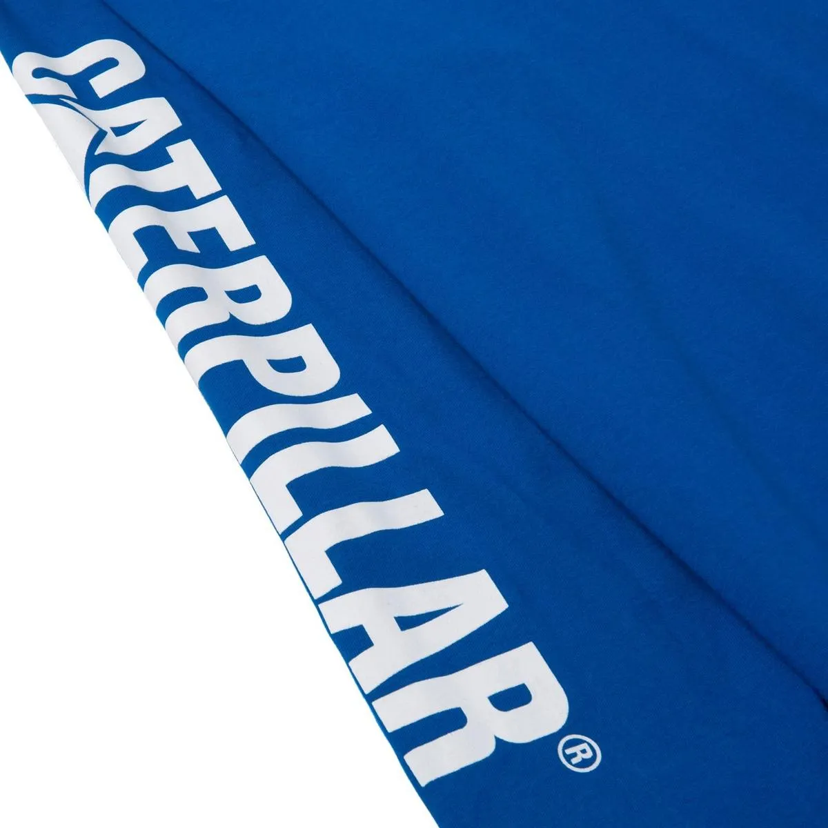 Caterpillar Trademark Banner Long Sleeve T-Shirt Memphis Blue