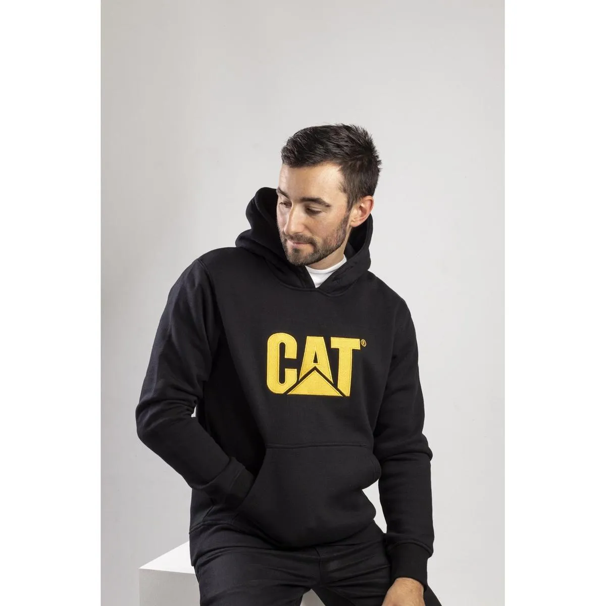 Caterpillar Trademark Hooded Sweatshirt Black