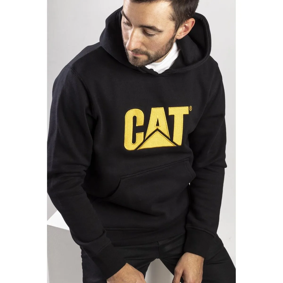 Caterpillar Trademark Hooded Sweatshirt Black