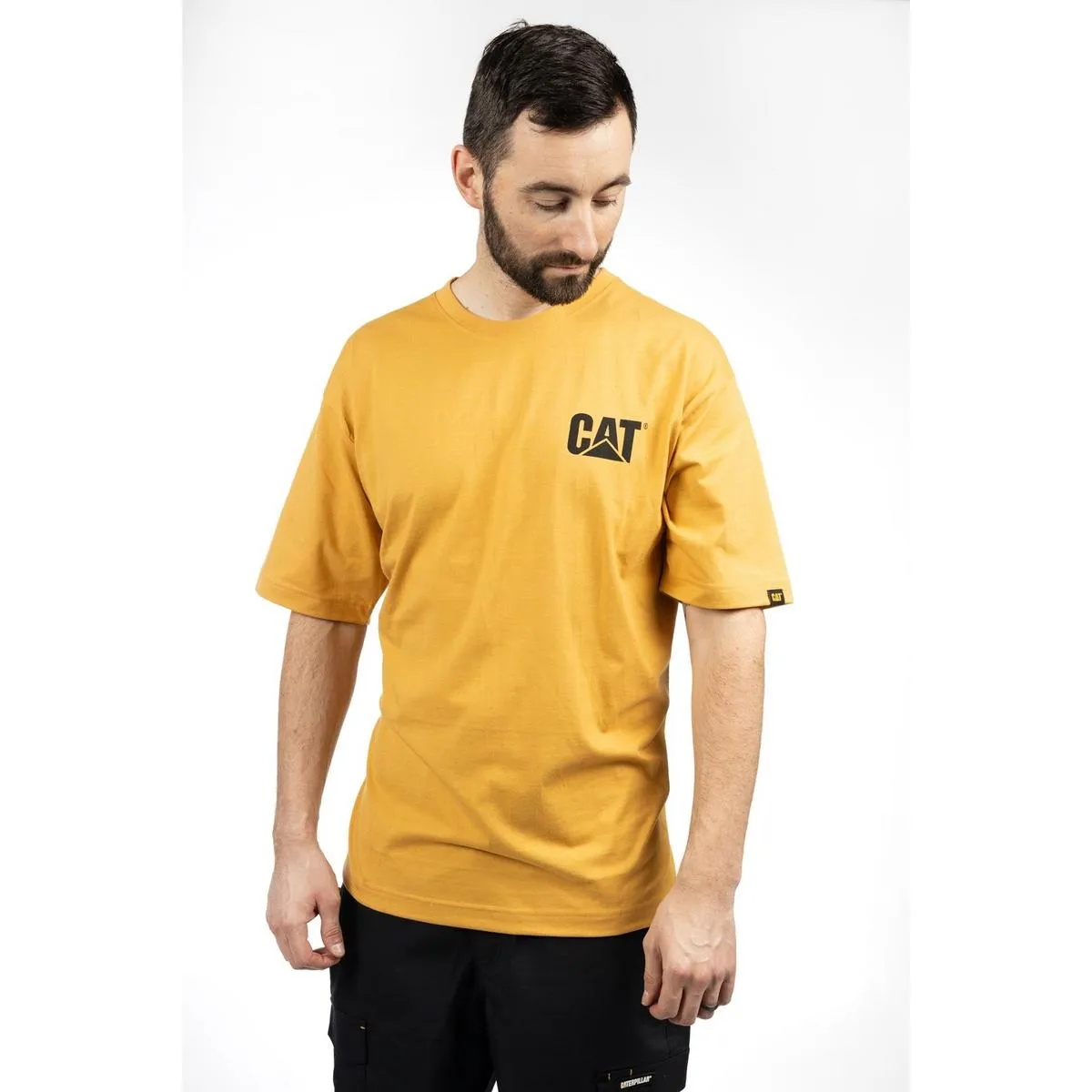 Caterpillar Trademark Tee Mustard