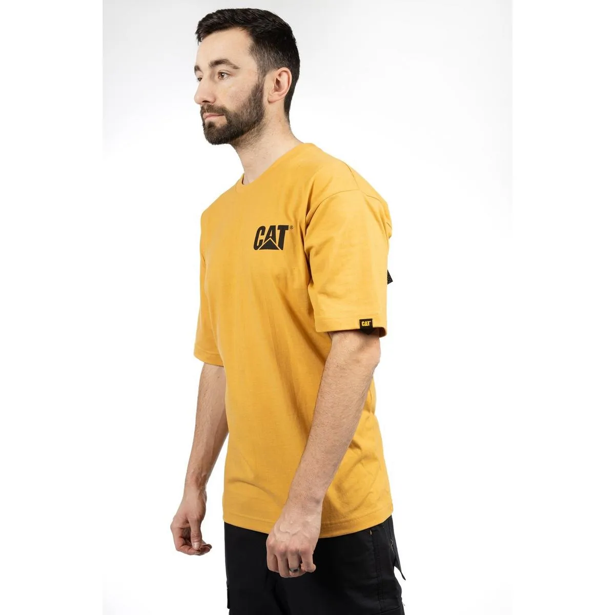 Caterpillar Trademark Tee Mustard