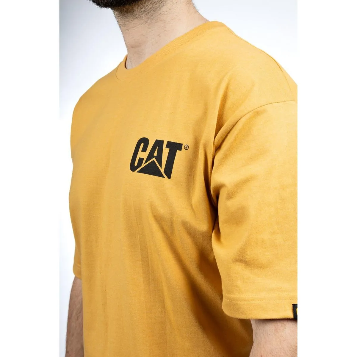 Caterpillar Trademark Tee Mustard