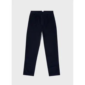 Cellular Cord Drawstring Trouser | Men | Navy