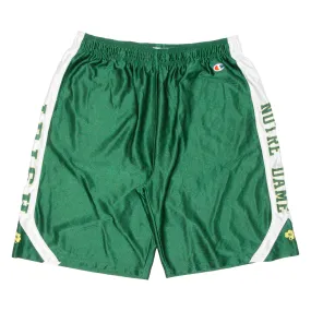 CHAMPION Notre Dame Fighting Irish Mens Sports Shorts Green 2XL W36