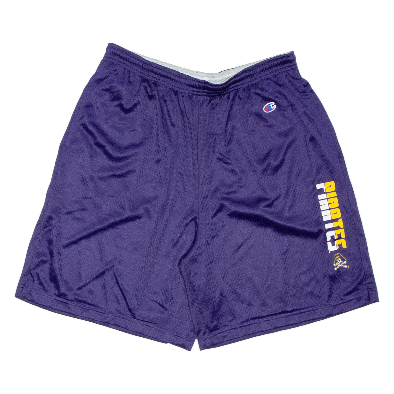 CHAMPION Pirates Lined Mens Sports Shorts Purple XL W32