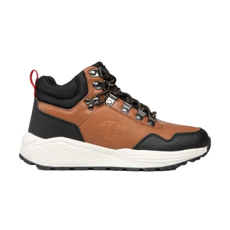 Champion S32441 Climb Rx Mid B Gs Sneakers Ragazzo Alte Stringate Brown