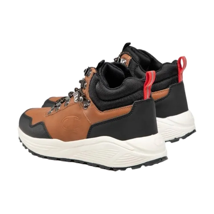 Champion S32441 Climb Rx Mid B Gs Sneakers Ragazzo Alte Stringate Brown