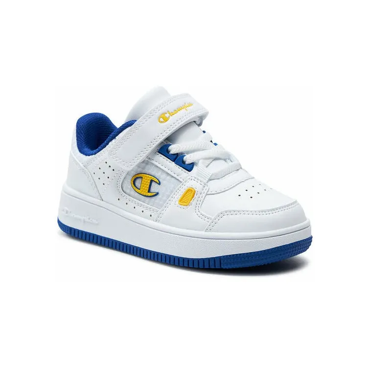 Champion S32857 Rebound Summerized Low  Sneakers Bambino Bianco Blu