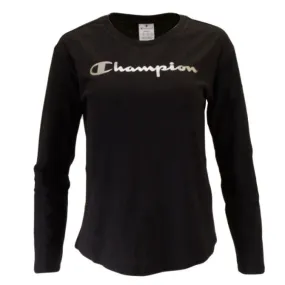 CHAMPION T-SHIRT DONNA M/L LOGO 111964-KK001