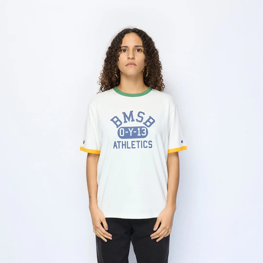 Champion x Beams Boy - Ringer T-shirt (White)