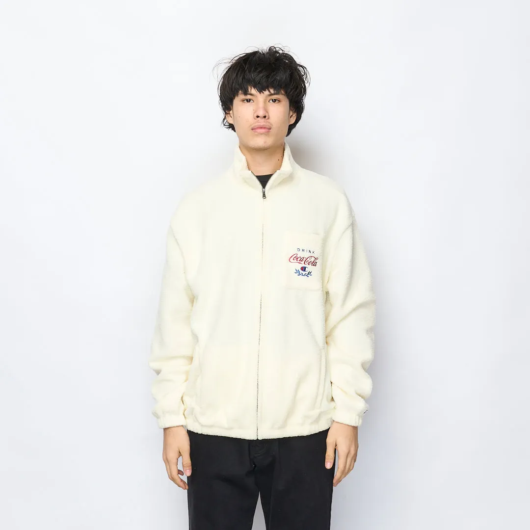 Champion x Coca Cola - Full Zip Top (White)