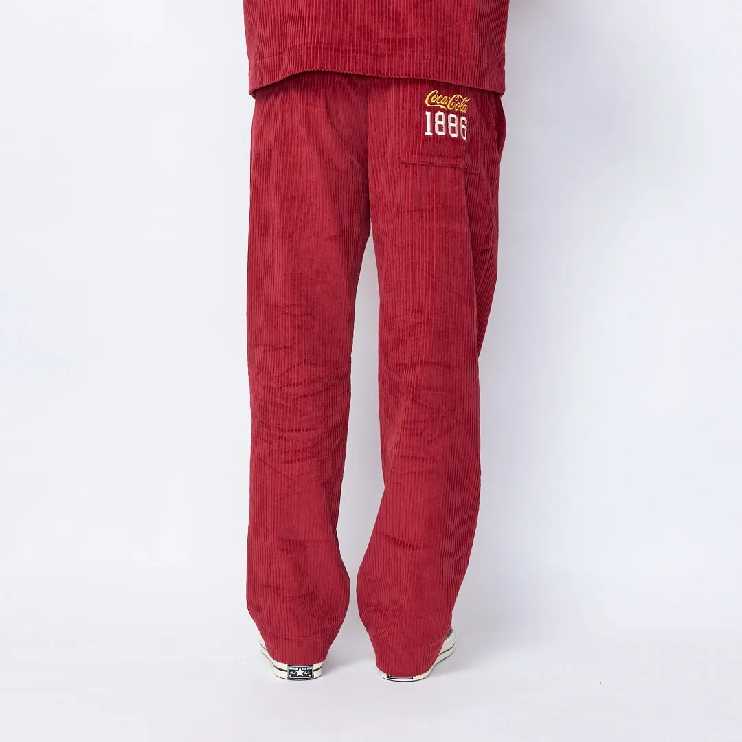 Champion x Coca Cola - Straight Hem Pants (Burgundy)