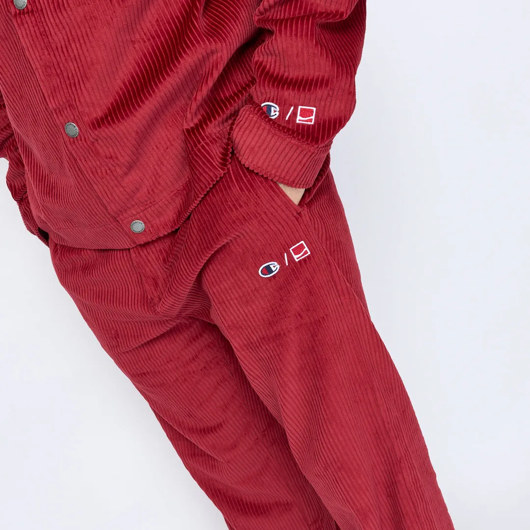 Champion x Coca Cola - Straight Hem Pants (Burgundy)