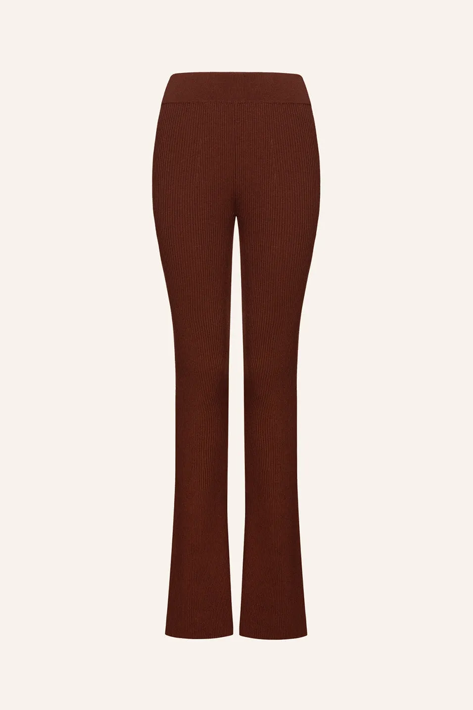 Chloe Ribbed Flared Pants