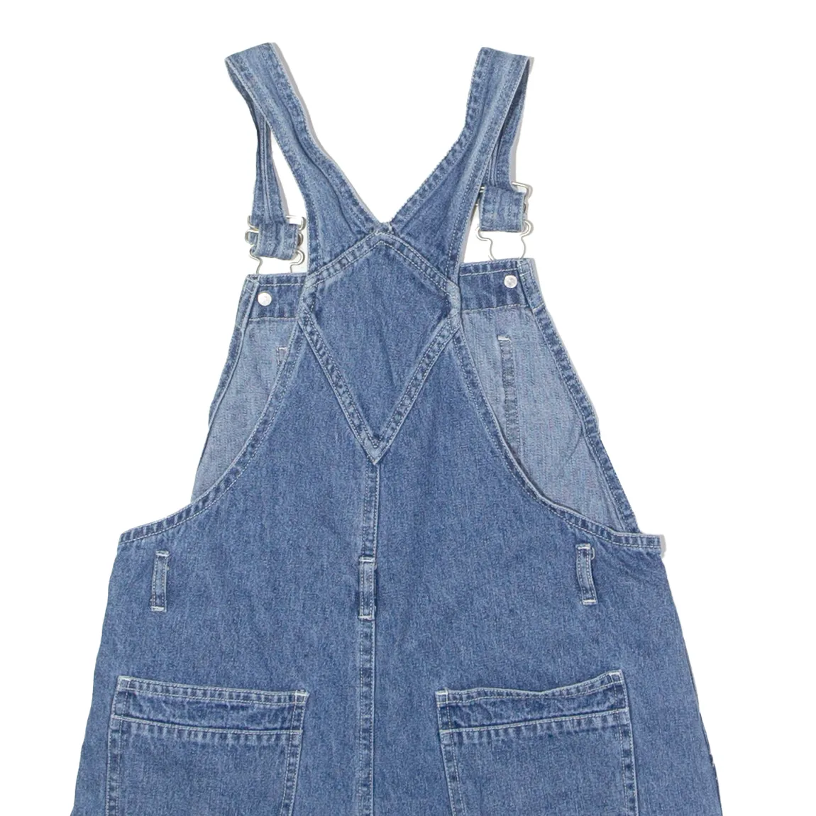 CIRCO Girls Dungarees Blue Regular Denim 90s Floral L W28 L1