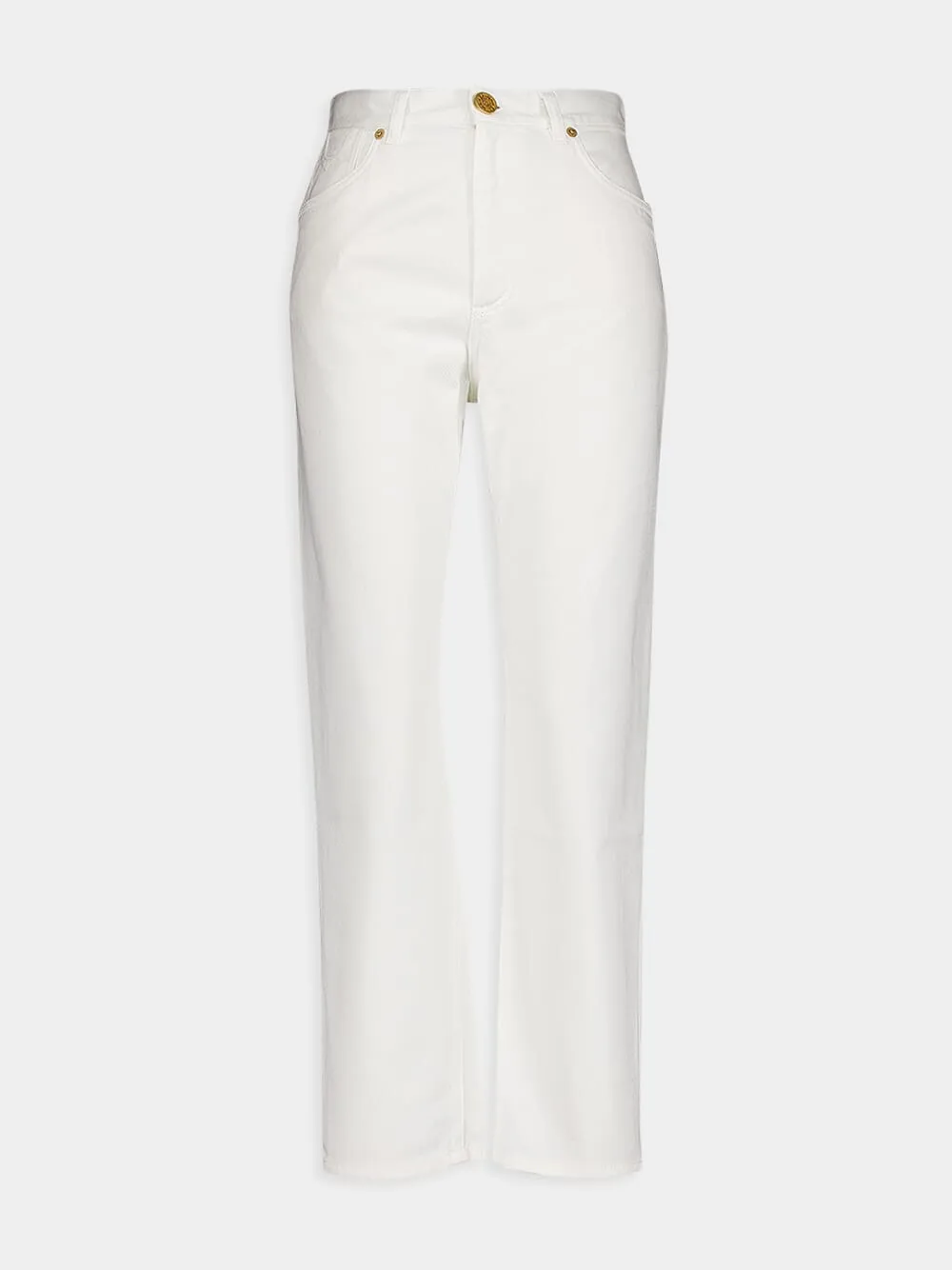 Classic White Flared Jeans