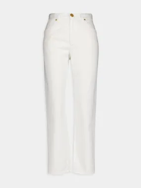 Classic White Flared Jeans