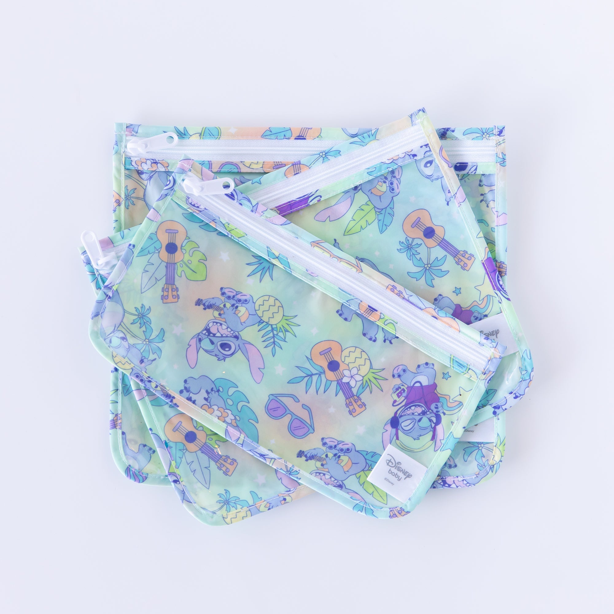 Clear Travel Bag 3 Pack: Aloha Stitch