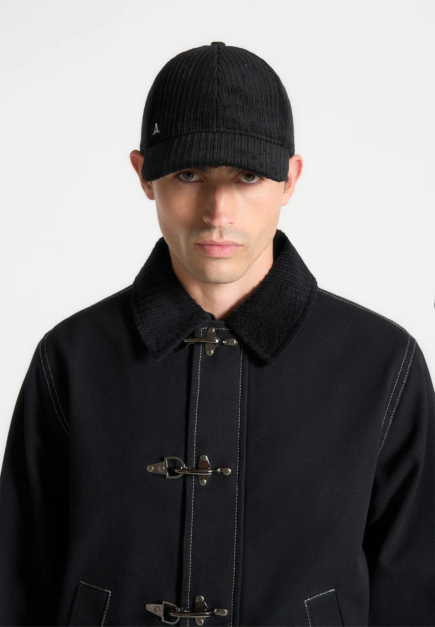 Corduroy Cap - Black