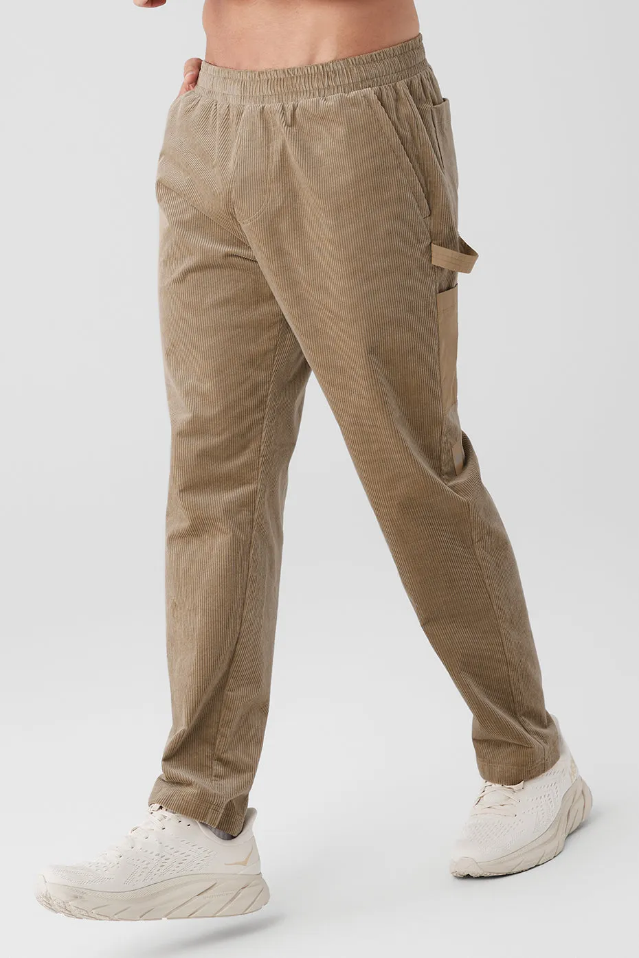 Corduroy District Sweatpant - Gravel