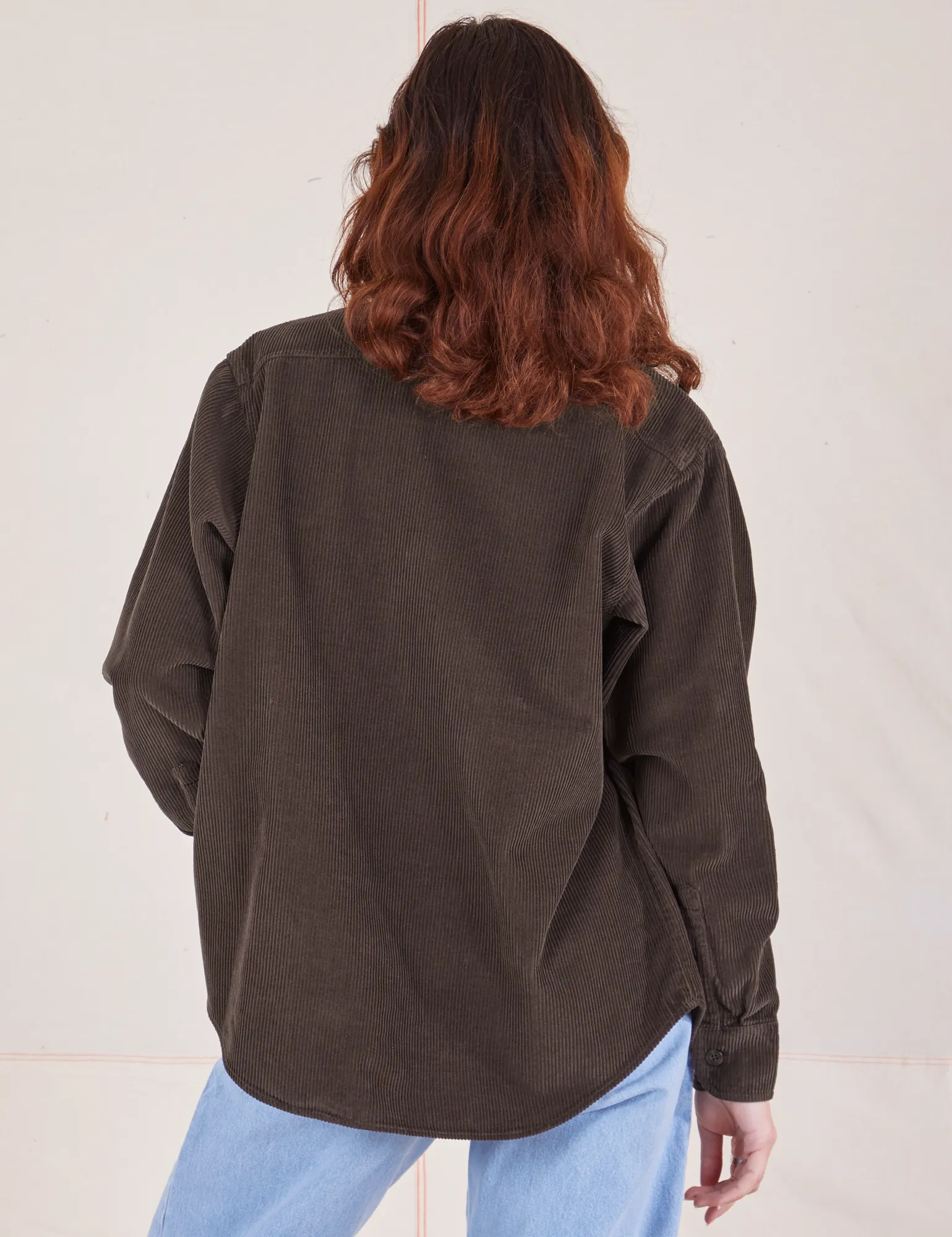 Corduroy Overshirt - Espresso Brown