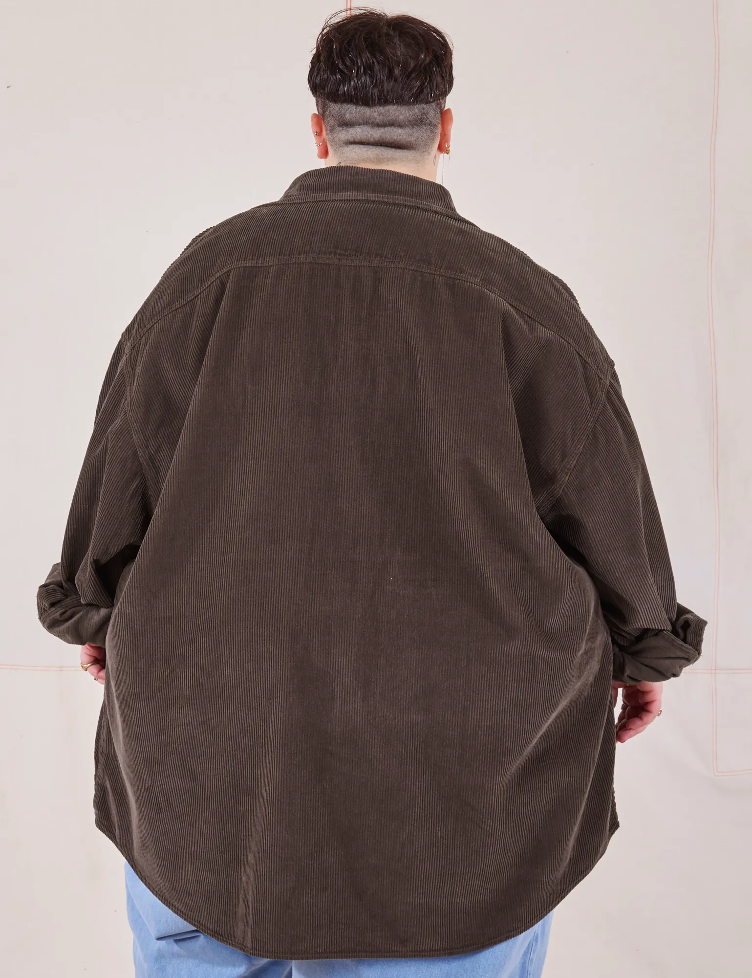 Corduroy Overshirt - Espresso Brown