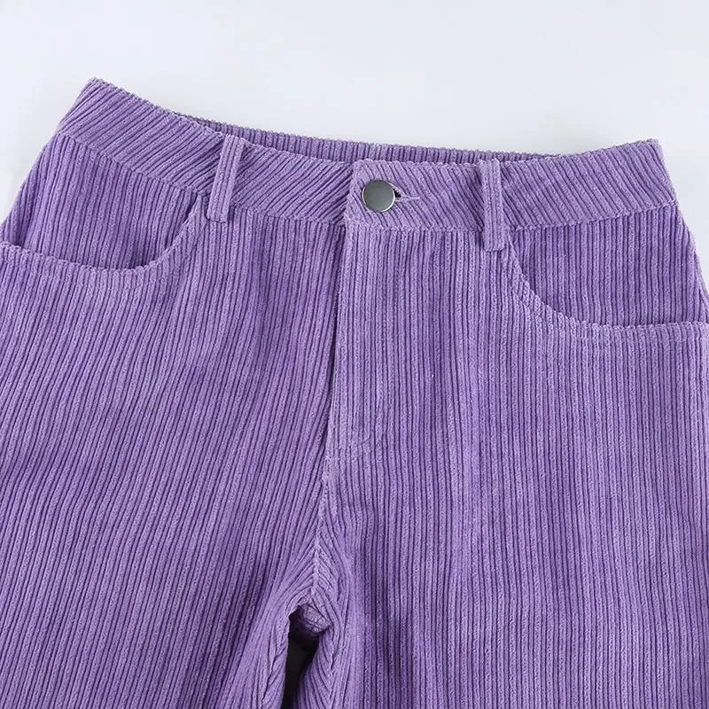 Corduroy Purple Pants