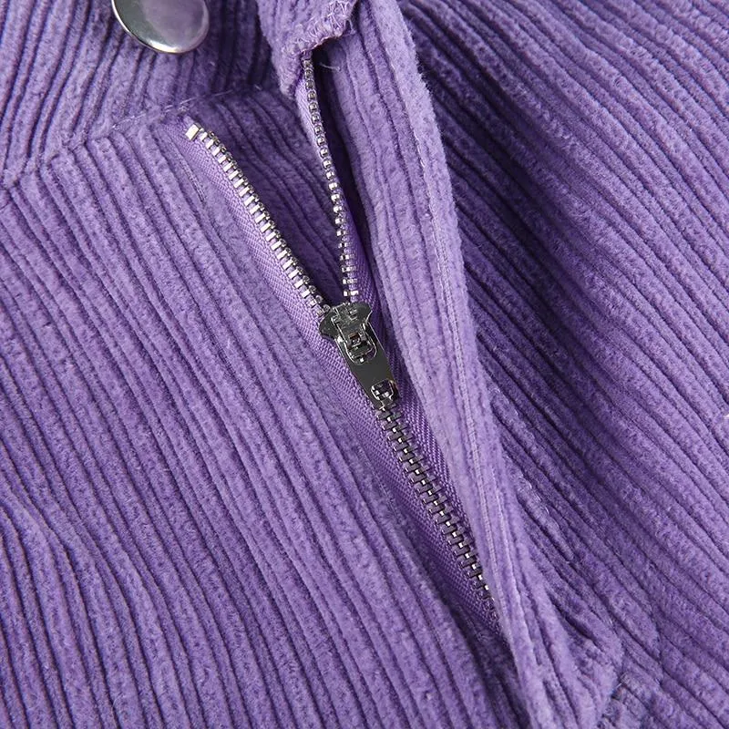 Corduroy Purple Pants