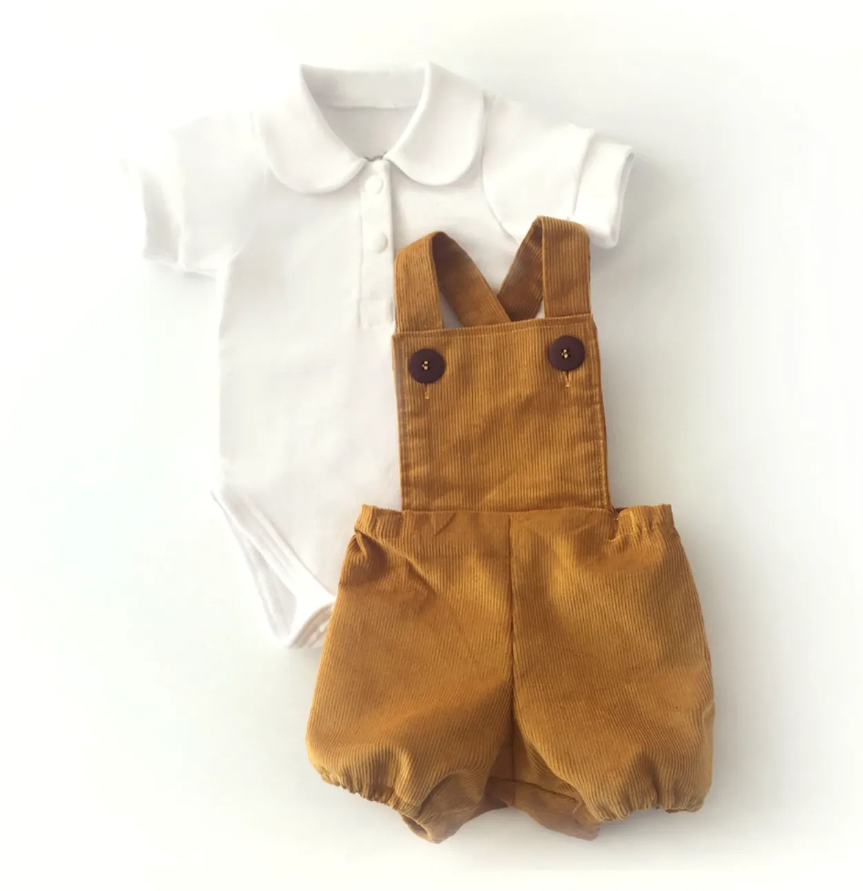 Corduroy Romper Set