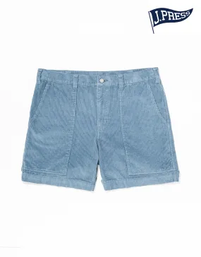 CORDUROY SHORTS - BLUE