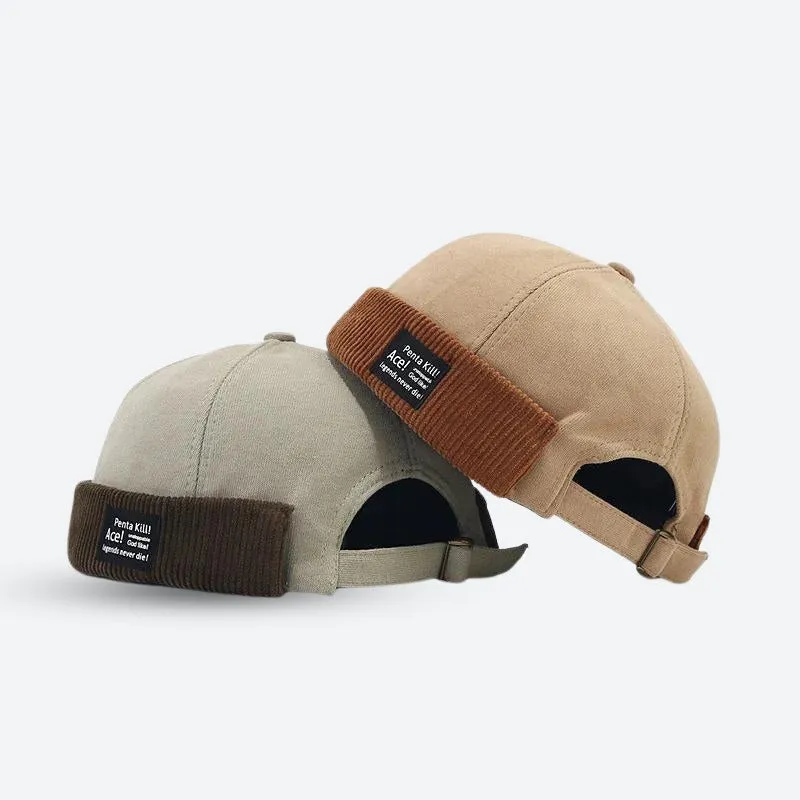 Corduroy Skull Cap