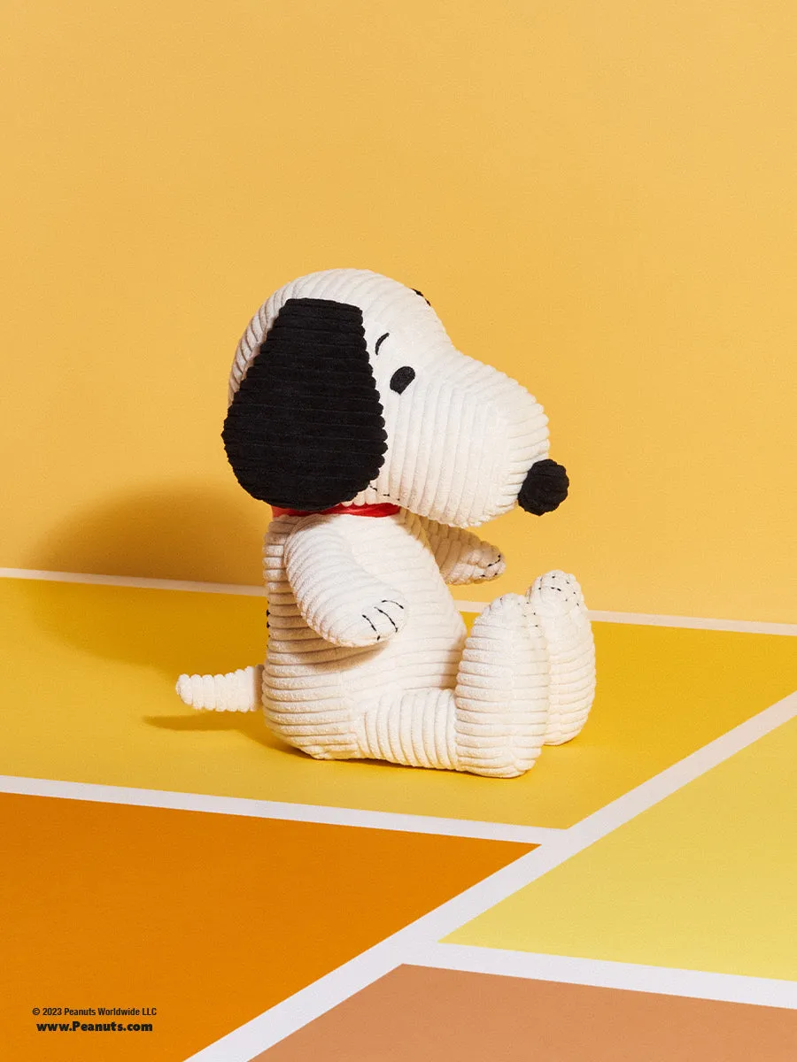 CORDUROY SNOOPY SOFT TOY IN GIFTBOX (27 C