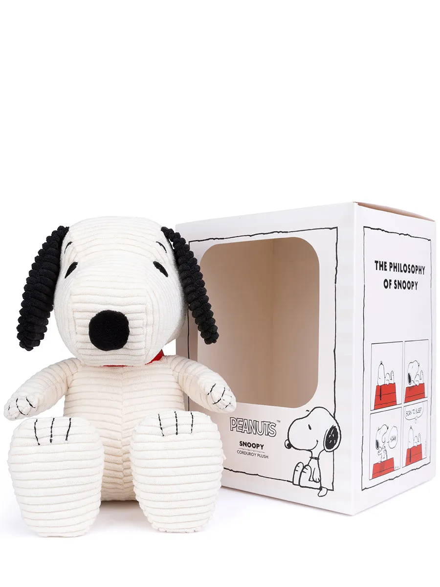 CORDUROY SNOOPY SOFT TOY IN GIFTBOX (27 C