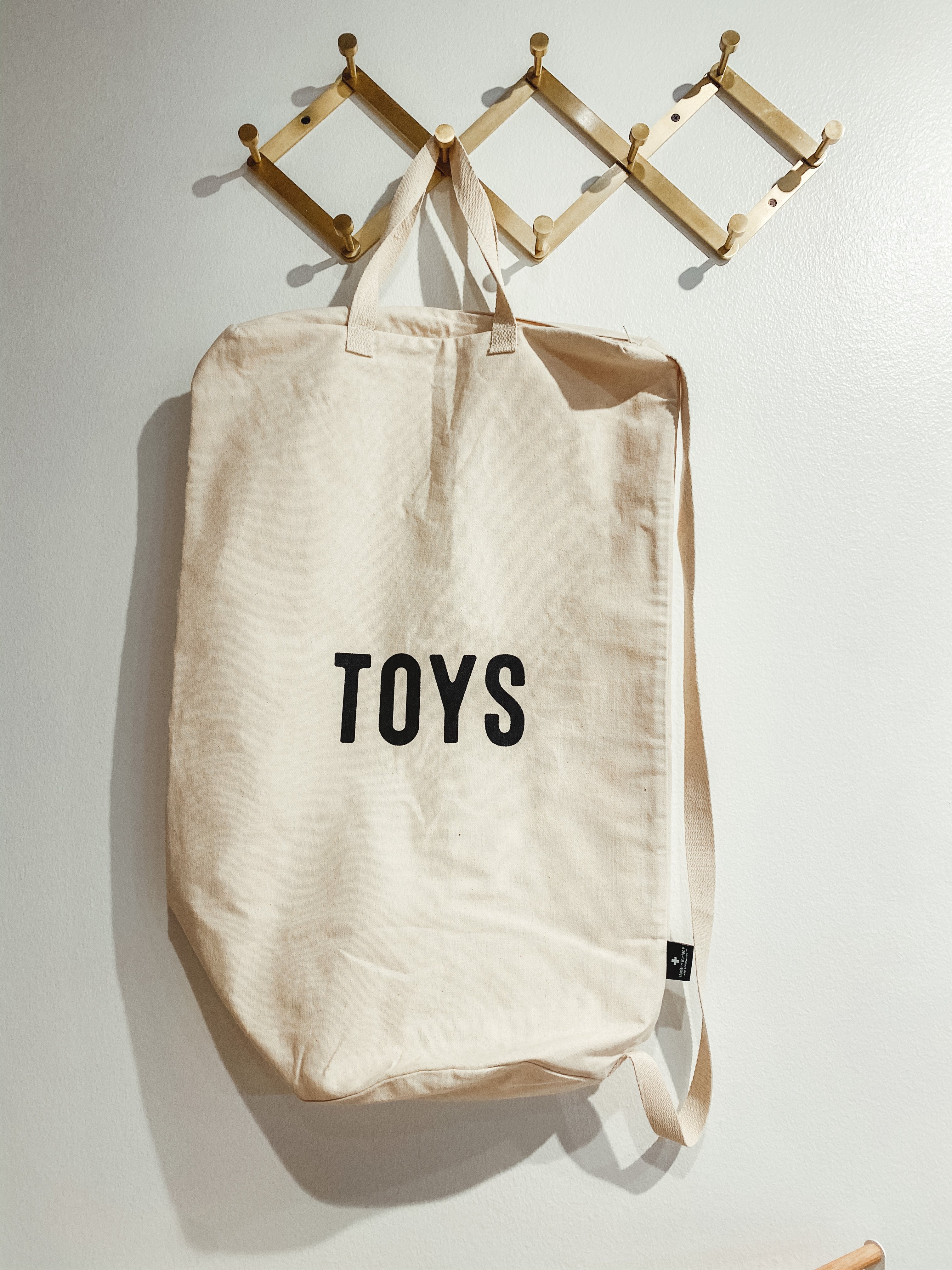 Cotton Canvas Laundry Bag With Shoulder Strap - Prints