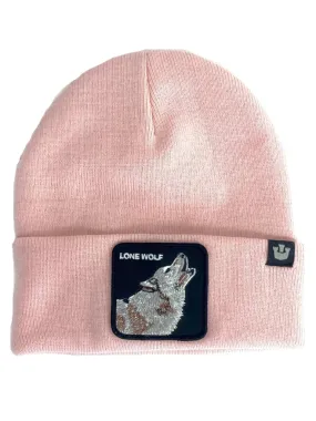 CUFFIA BEANIE ROSA LUPO