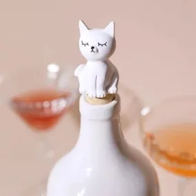 Cute Cat Cork Bottle Stopper