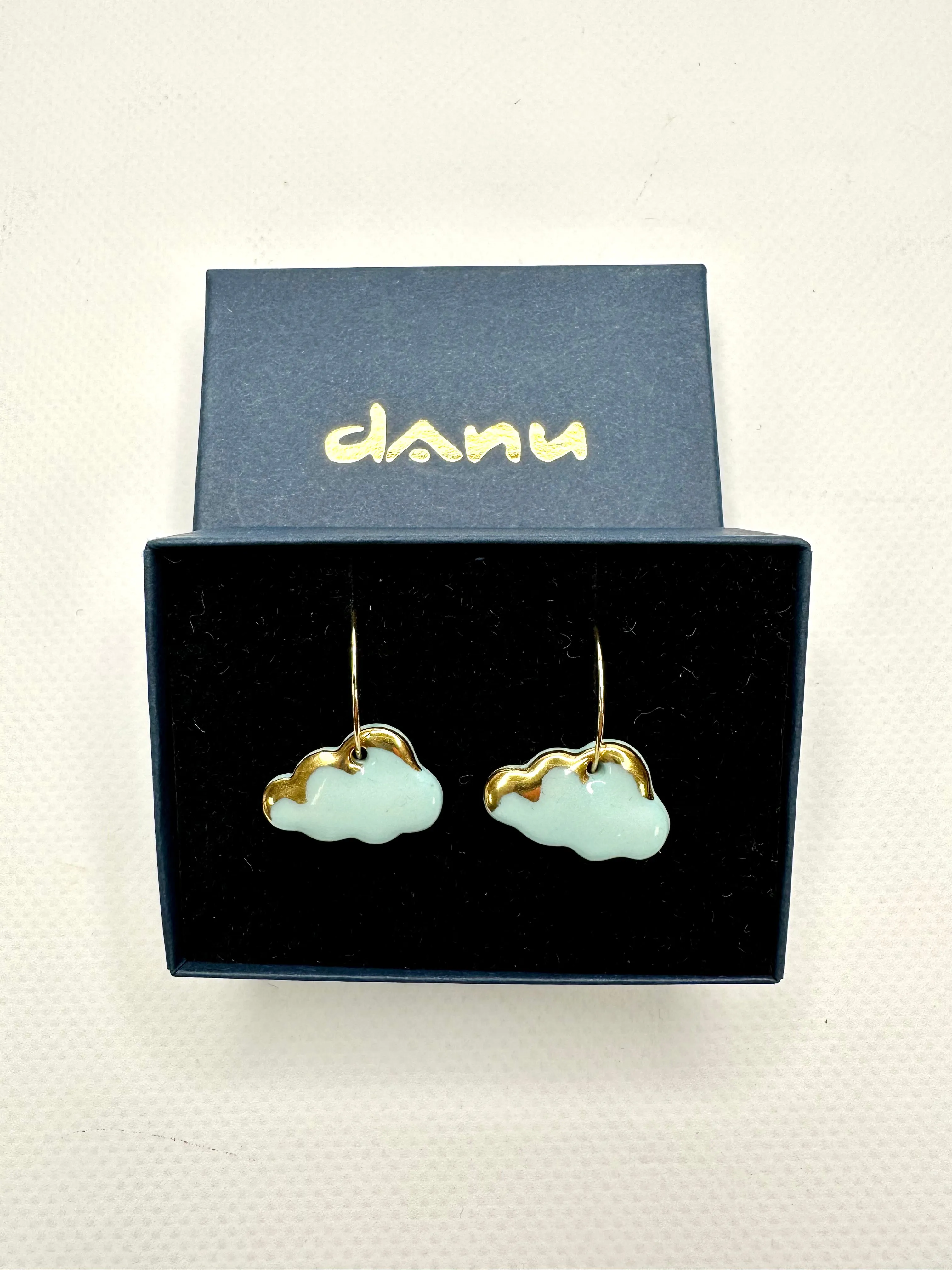 Danu Cloud Earrings - Teal