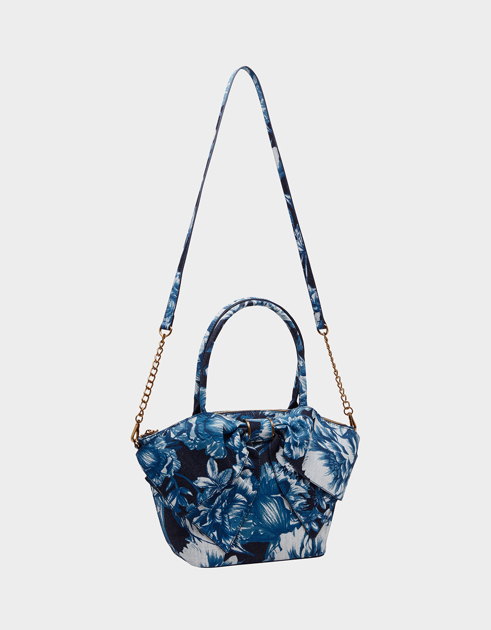 DENIM BOW-NANZA TOTE BLUE