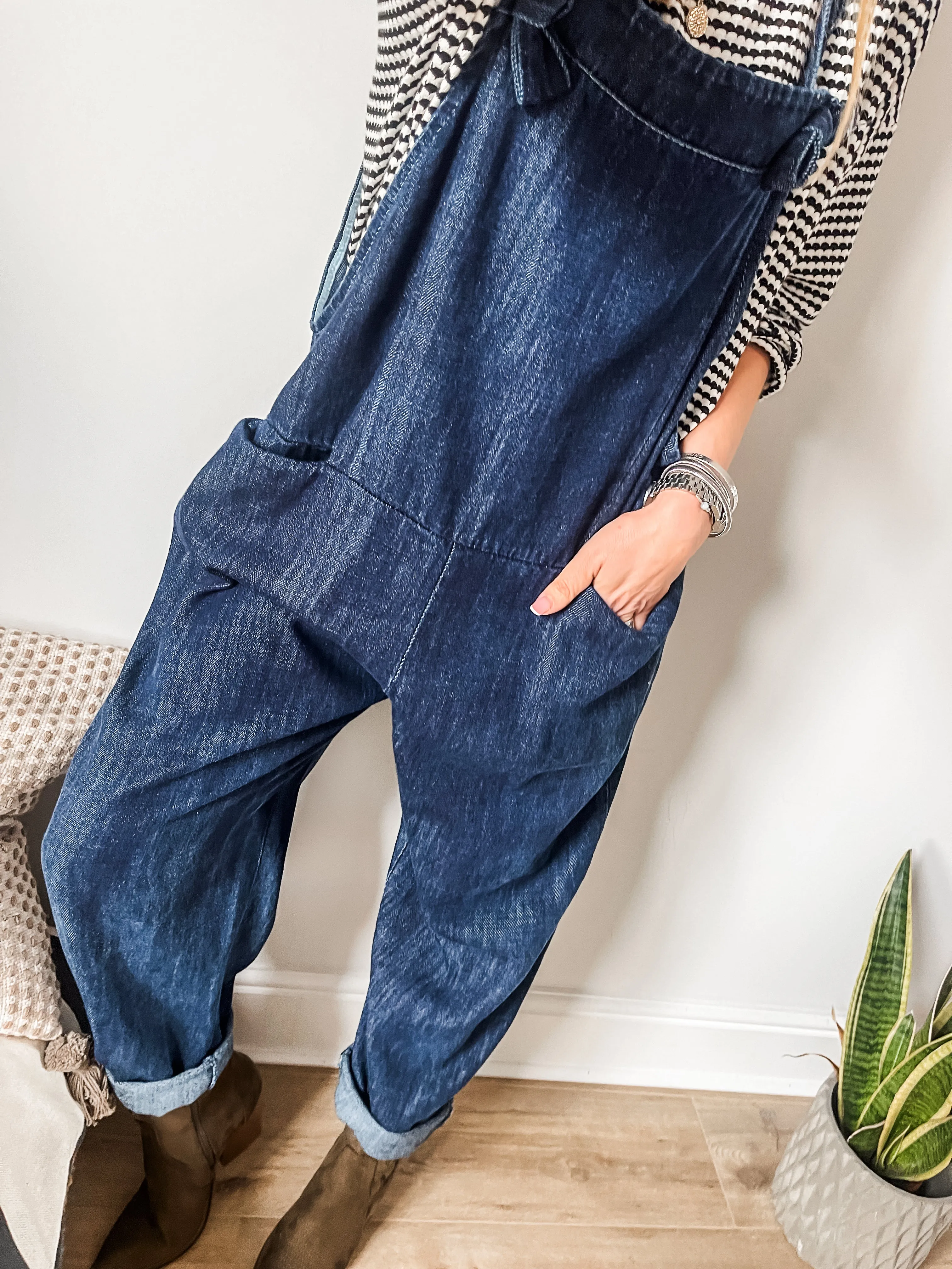 Denim Dungarees