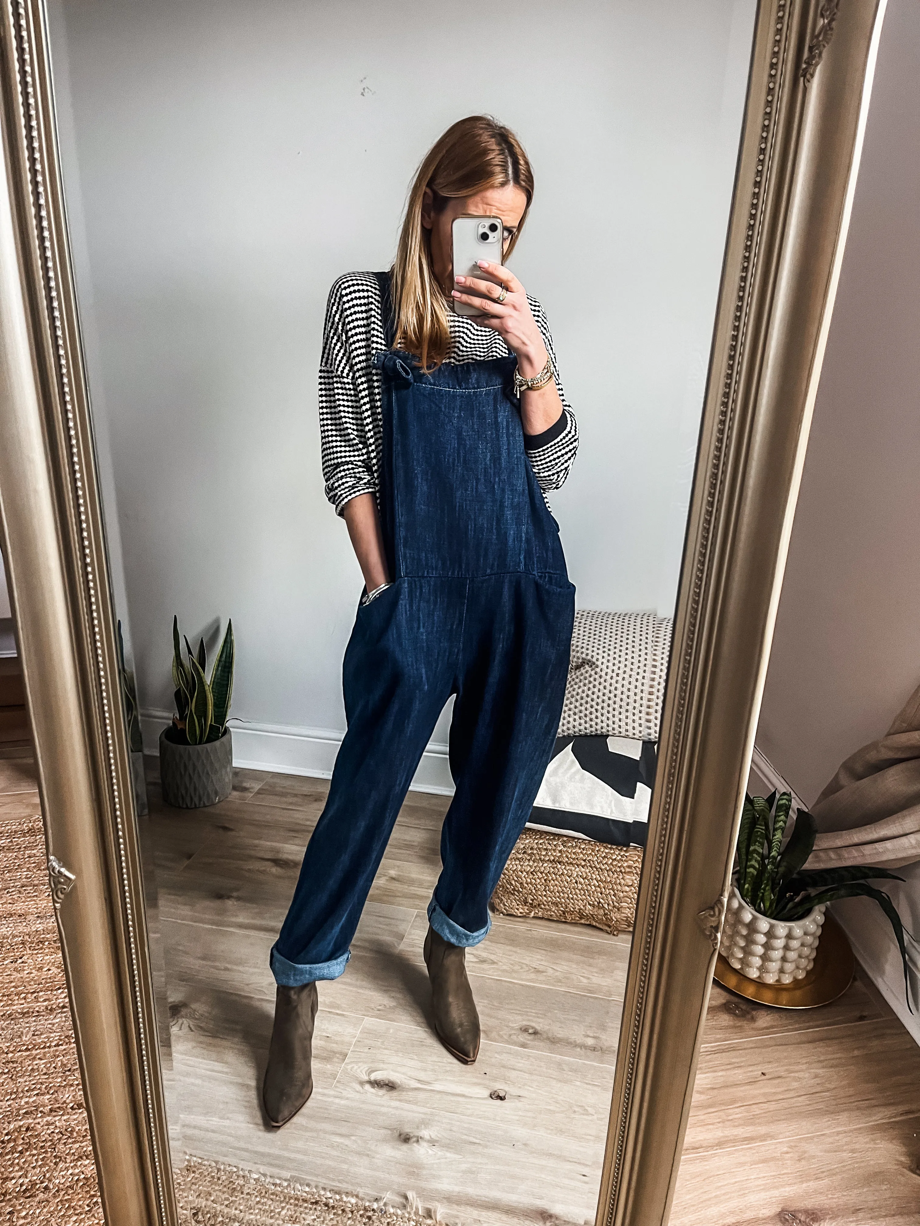 Denim Dungarees