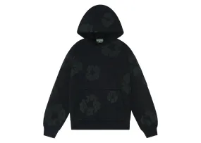 Denim Tears Cotton Wreath Hoodie Black Monochrome