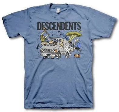 Descendents Van on Blue Shirts