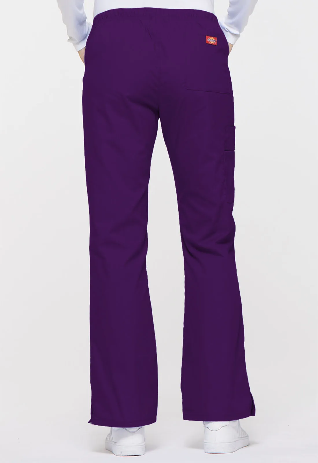 Dickies Mid Rise Drawstring Cargo Pant in Grape