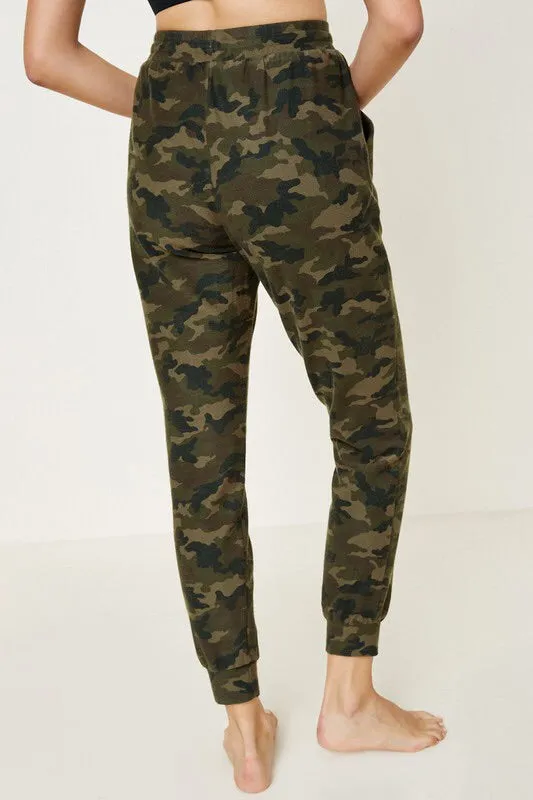 Distressed Camo Joggers