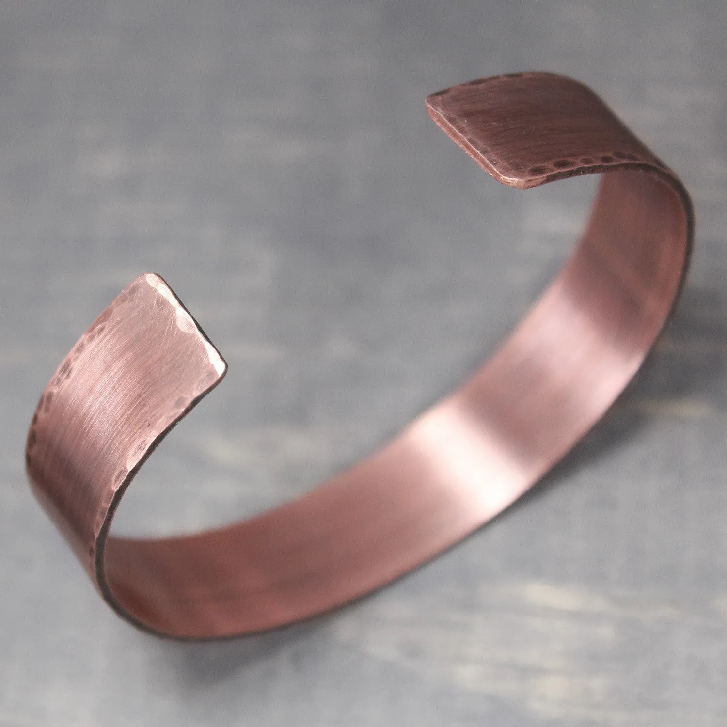 Distressed Copper Cuff 1/2