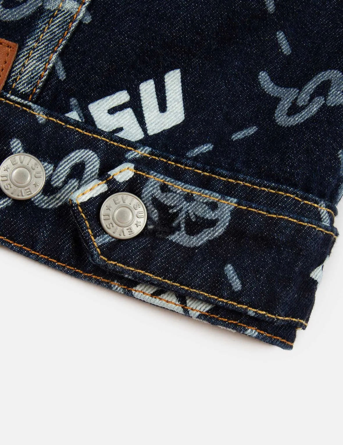 Double Monogram Print Denim Jacket