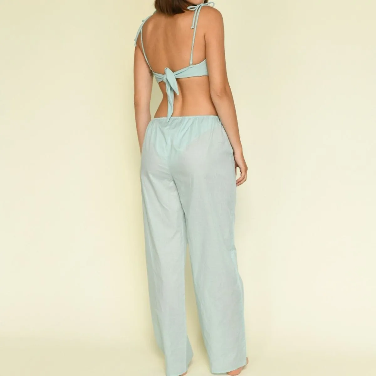 Drawstring Pant | Powder Blue