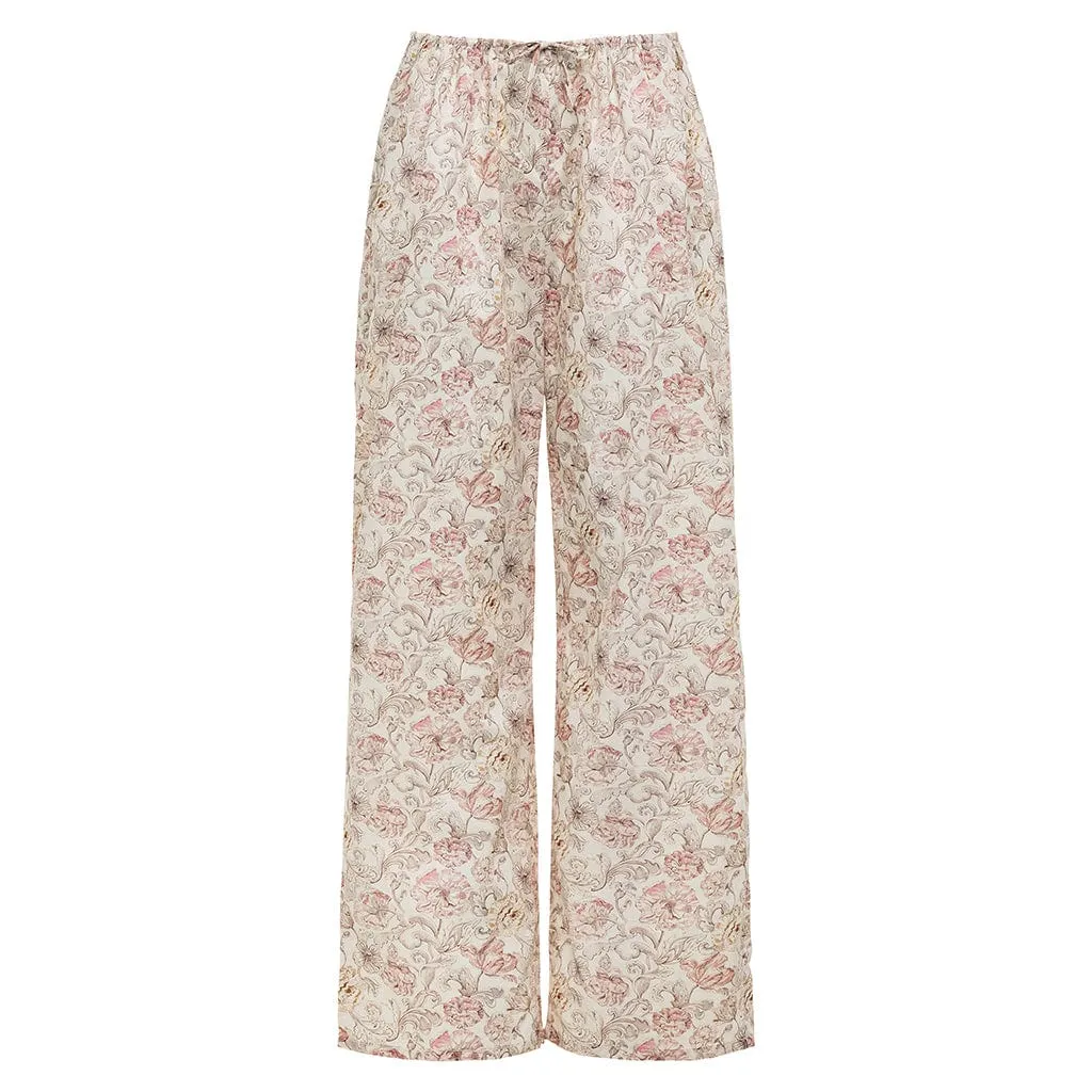 Drawstring Pant | Venecia Floral